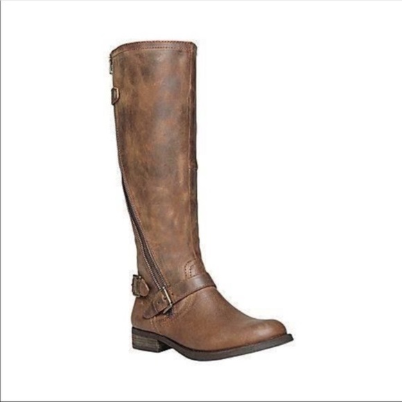 Steve Madden Sinclair Cognac Boots - Picture 1 of 8